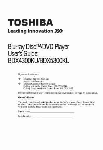 Toshiba Blu-ray Player BDX4300KU-page_pdf